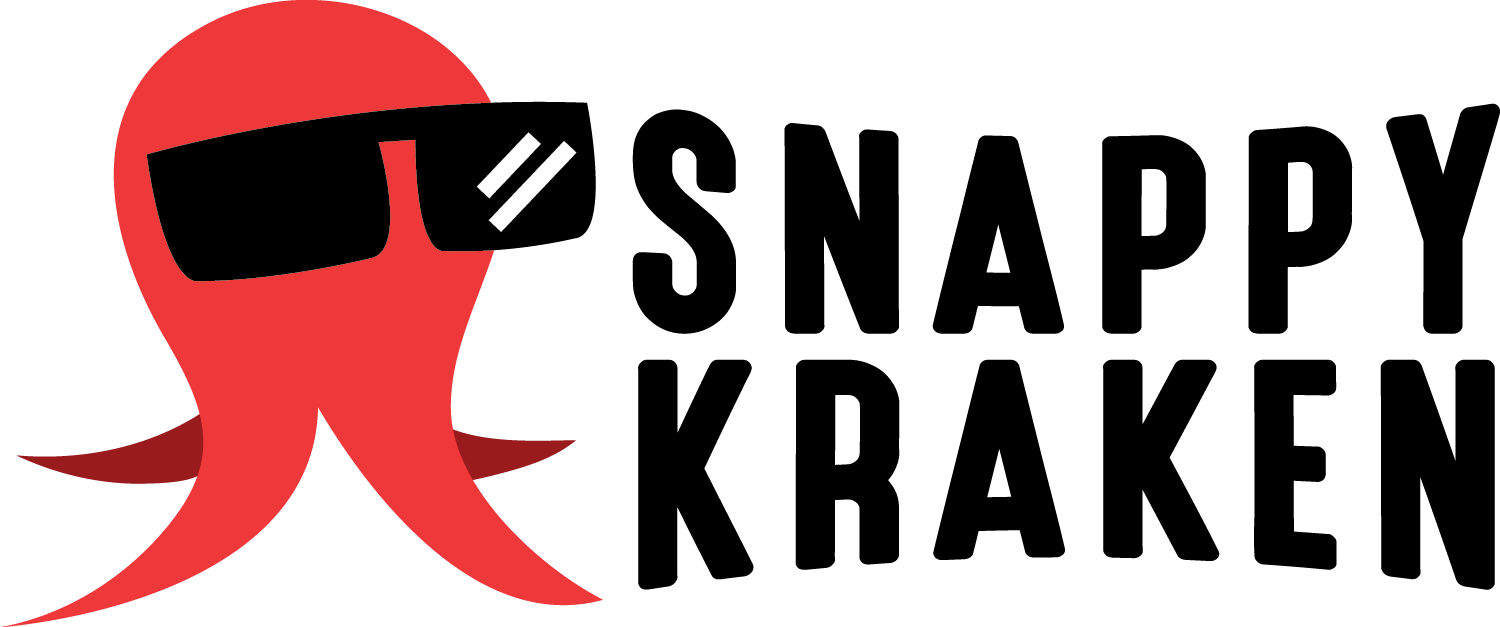 Snappy Kraken, An Ormond Beach, Fl-based Martech Company, - Snappy Kraken Logo (1500x627), Png Download