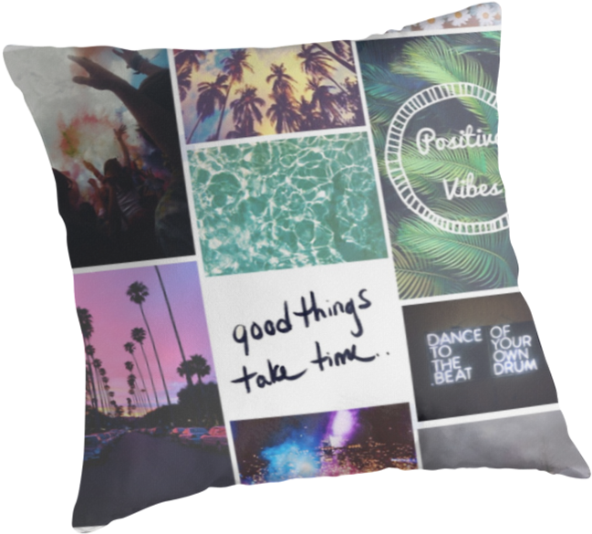 The Gallery For > Tumblr Collage Png - California Art Print - Mini By Tumblr Fashion (875x875), Png Download
