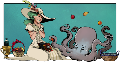 Otto And Victoria © Brian Kessinger - Cartoon (540x303), Png Download