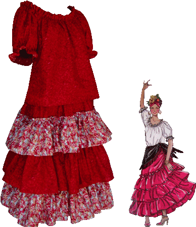 Mexican Fiesta Dresses Women - Butterick (450x450), Png Download