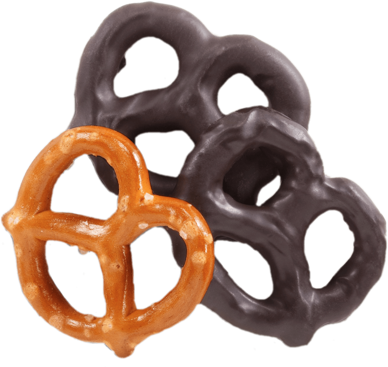 Chocolate Pretzels - Chocolate Pretzel Png (400x400), Png Download