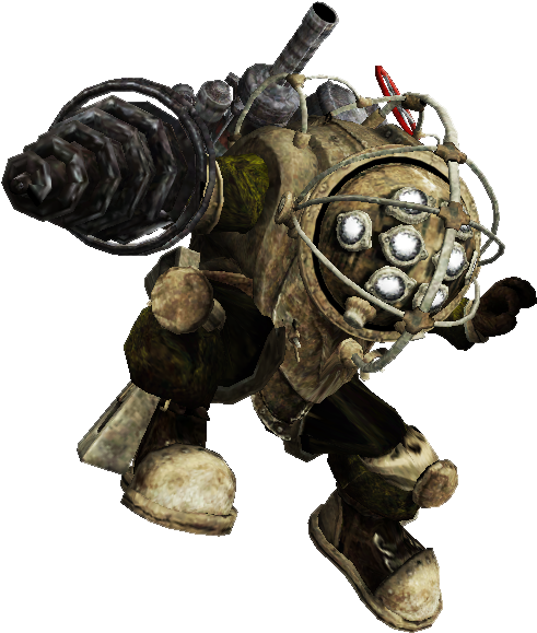 Big Daddy Png Image Background - Big Daddy Bioshock Png (571x641), Png Download