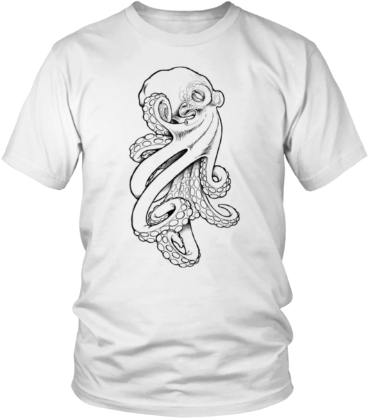 Kraken Unisex Shirt - Hearts And Paws T-shirt For Animal (600x600), Png Download