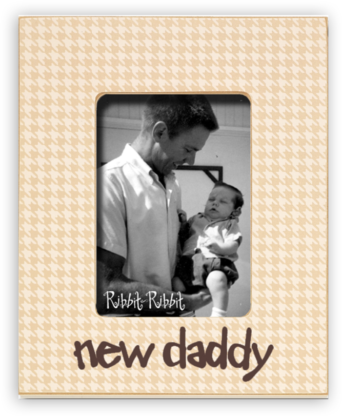 New Daddy Bark - New Daddy Picture Frame - Bark (1024x1024), Png Download