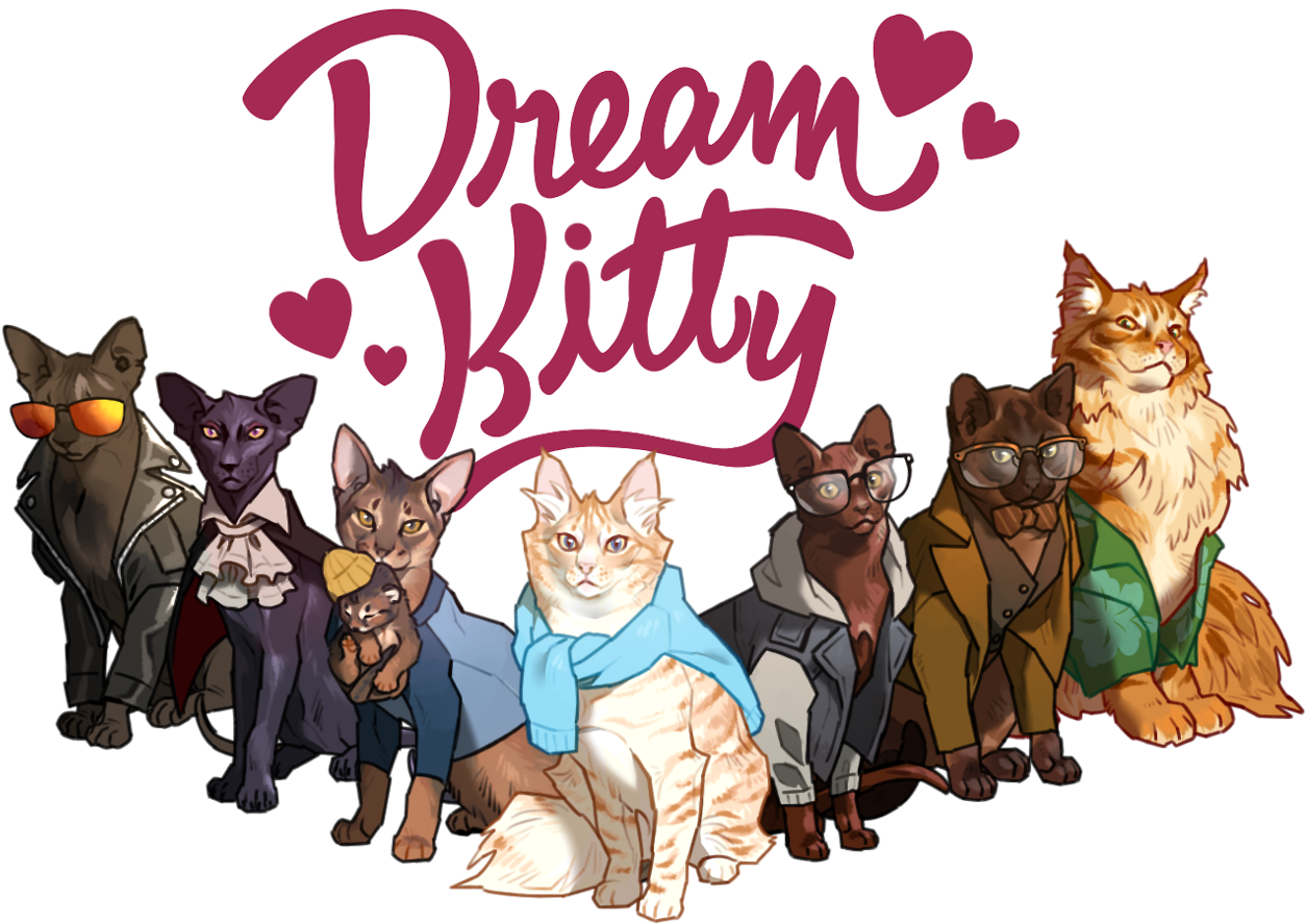Who Needs A Dream Daddy - Dream Daddy Cat Art (1280x886), Png Download