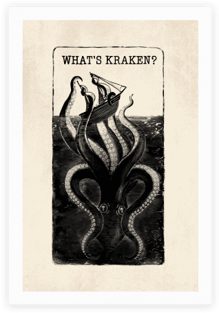 What's Kraken Poster - Kraken T Shirt (484x484), Png Download