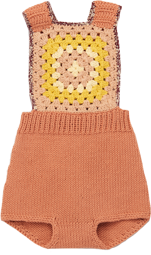 Sand Castle Sunsuit - Pattern (575x883), Png Download