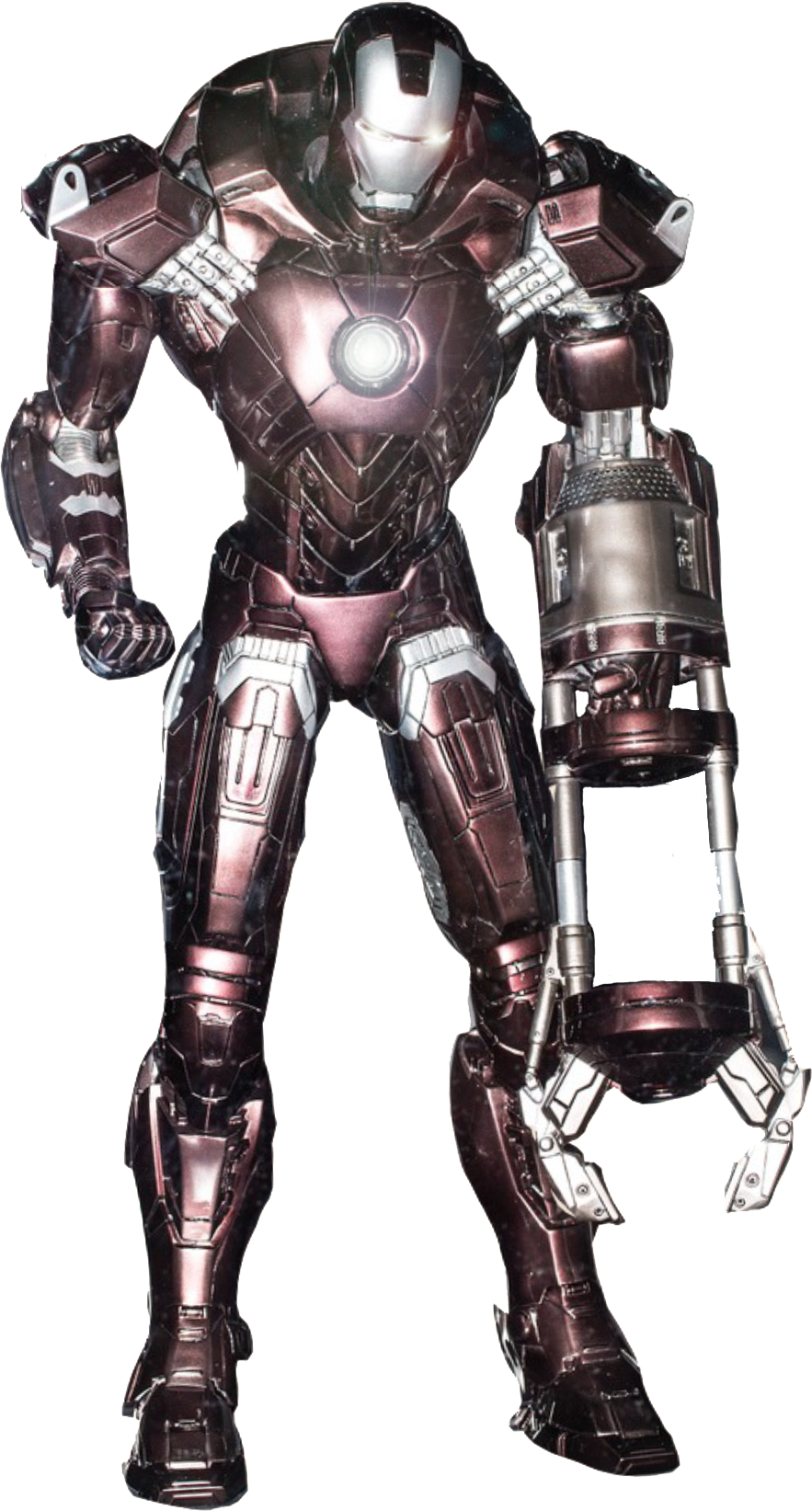 5 Different Claw Scratches Claw Marks Stock Vector - Iron Man Suit Mark 34 (883x1643), Png Download