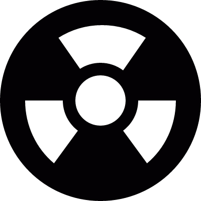 Radioactive Sign Vector - Dangerous Icons (400x400), Png Download