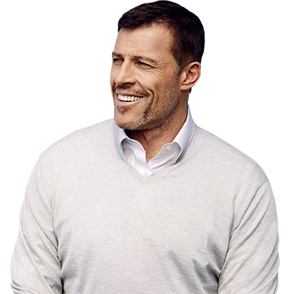 “stay Committed To Your Decisions, But Stay Flexible - Tony Robbins (424x430), Png Download