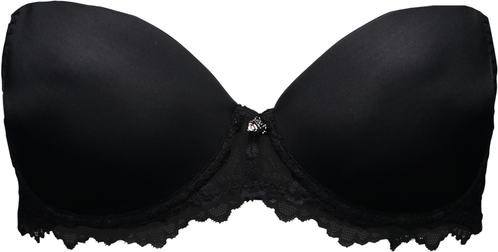 Thong Set Black Setv06 2084thong - Bra (1700x1573), Png Download