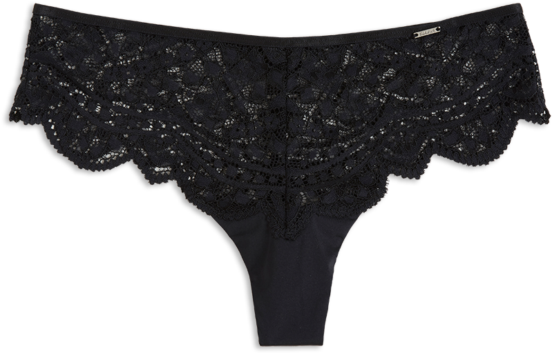 Thong Regular Black - Tanga (888x888), Png Download
