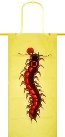 Thong Of Kathina Flag Takhab (ธงแขวน) - Wikimedia Commons (229x572), Png Download