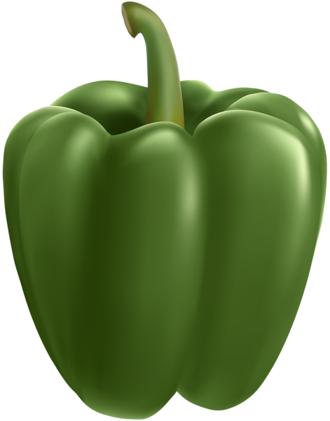 0, - Green Bell Pepper Clipart (471x600), Png Download