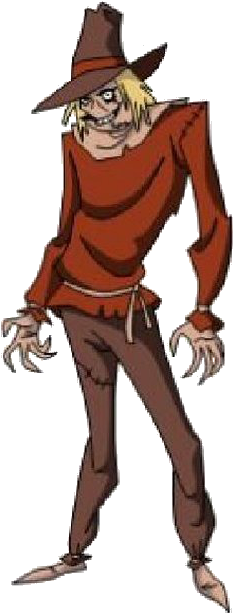 Scarecrow Cartoon - Scarecrow Animated Series (240x616), Png Download