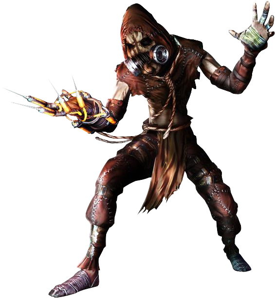 Scarecrow - Scarecrow Arkham Asylum (600x650), Png Download