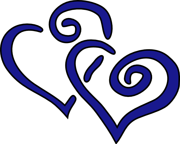 Royal - Blue - Heart - Clipart - Hearts Clip Art (600x481), Png Download