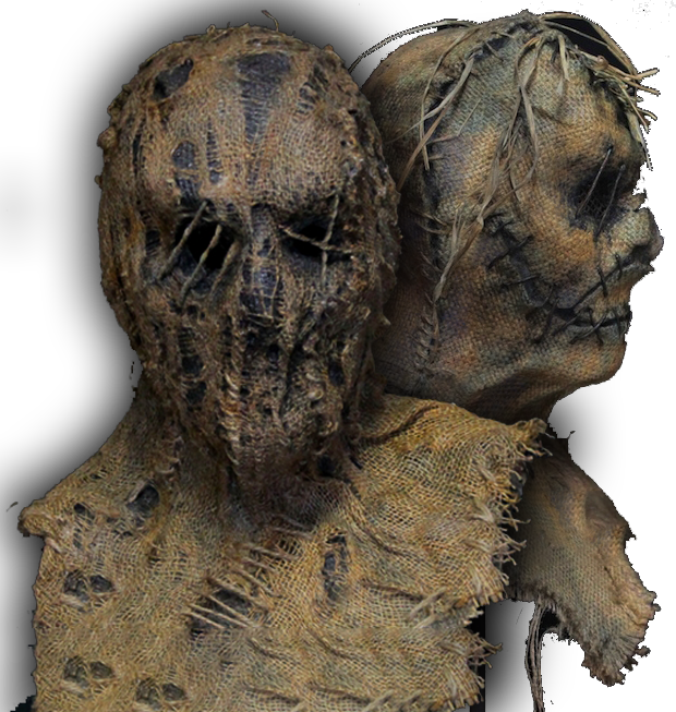Scarecrow Masks - Scarecrow Mask Grim Stitch (620x653), Png Download