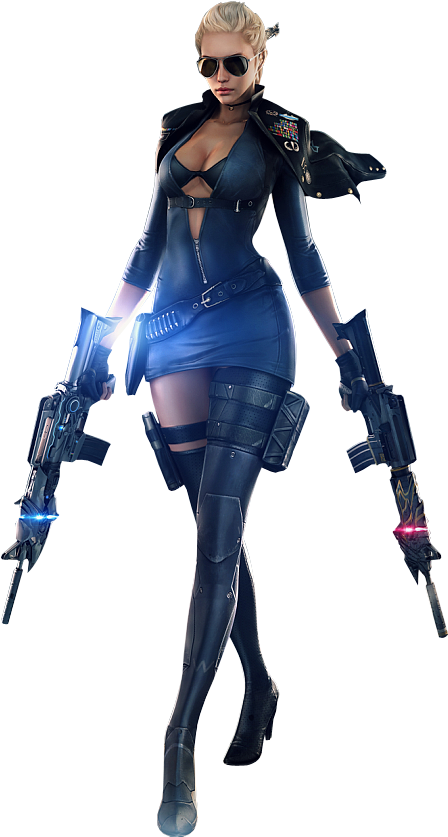 Arch Gr - Crossfire Character Render Png (504x861), Png Download