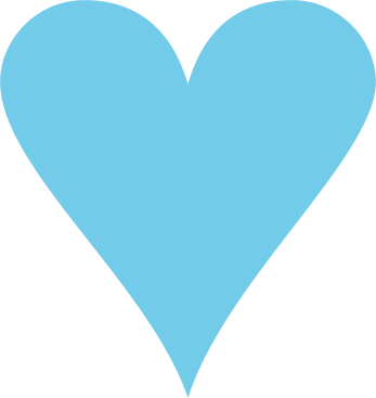 Blue Heart No Background (347x367), Png Download