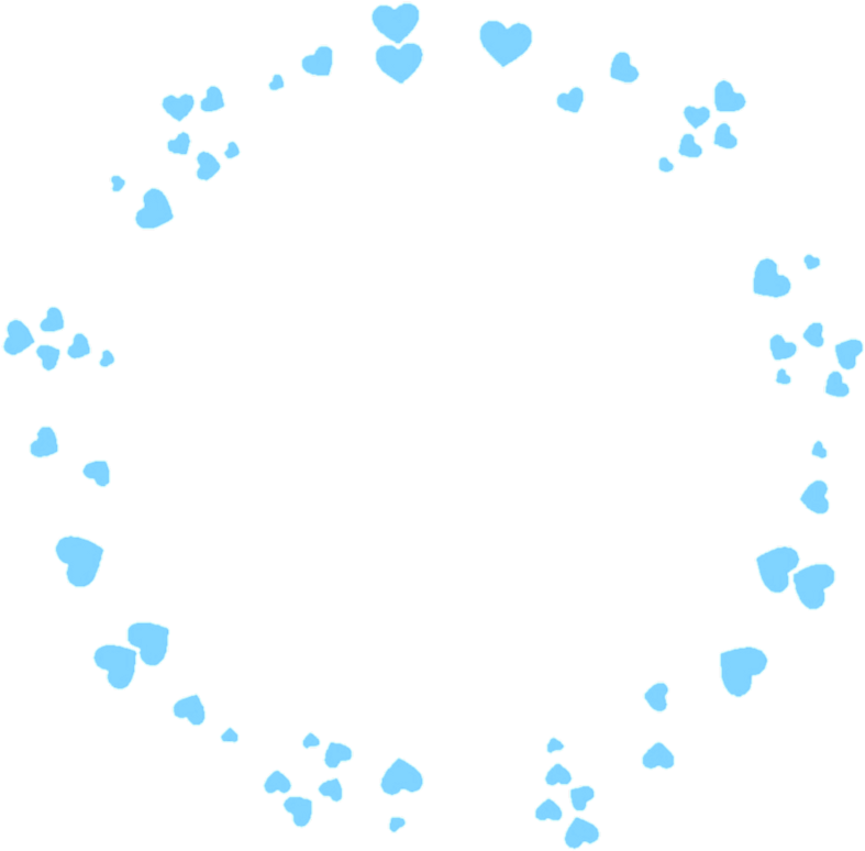 Blue Heart Hearts Overlay Overlays Icon - Twice (1024x1024), Png Download