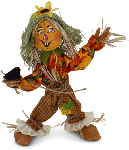9 Inch Maizey Scarecrow - 9in Maizey Scarecrow - Annalee Dolls (600x600), Png Download