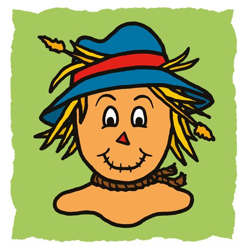 Scarecrow - Scarecrow Face Coloring Pages (500x501), Png Download