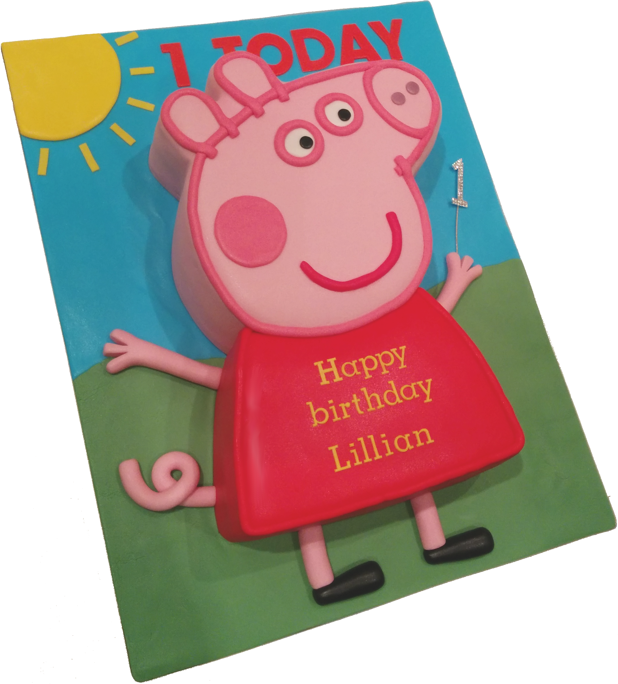 Peppa Pig Original Cropped Lighter - Cartoon (2120x2344), Png Download