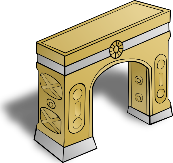 Small - Arch Clipart (600x566), Png Download