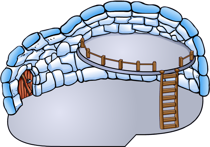 Igloo Png Photos - Igloo Club Penguin (692x500), Png Download
