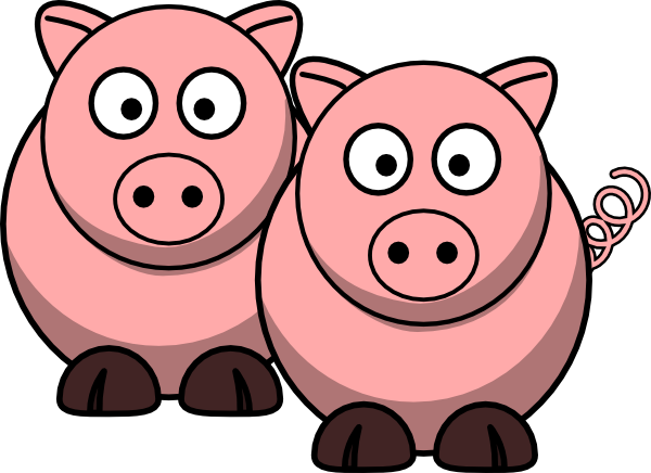 Collection Of Pig Clipart Png High Quality, Free Cliparts - Pig Clipart (600x436), Png Download