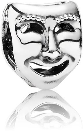 Pandora The World's A Stage / Theatre Masks Charm [item - Pandora Theatre Masks Charm (1000x1000), Png Download