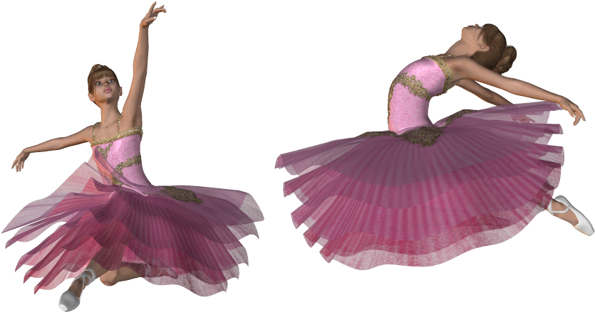 Free Clip Art Ballerina (904x504), Png Download