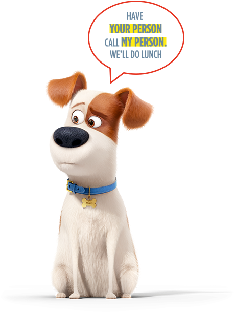 Cutemax - Secret Life Of Pets Characters Max (549x608), Png Download