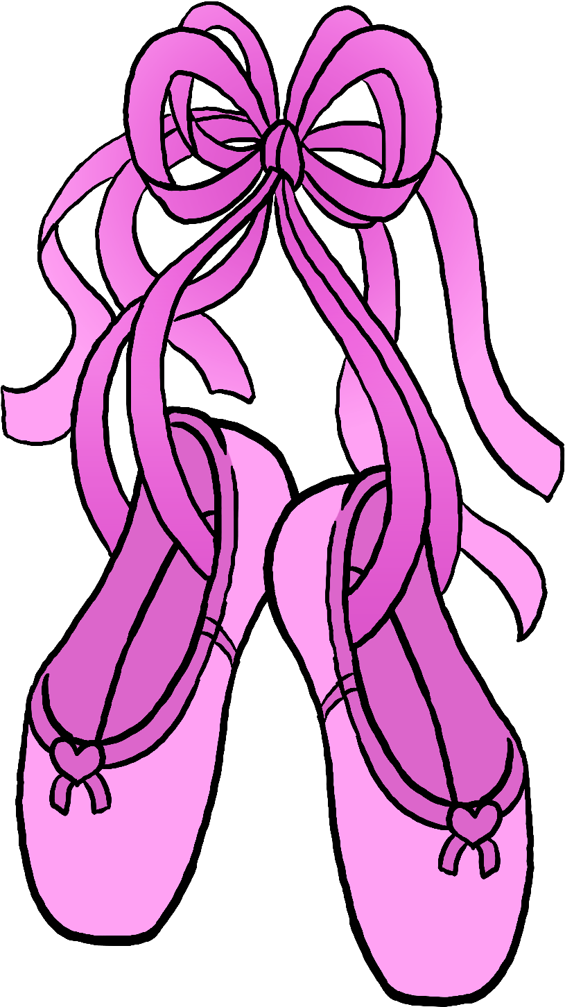 Purple Clipart Ballet Shoe - Ballet Shoes Clip Art (954x1600), Png Download