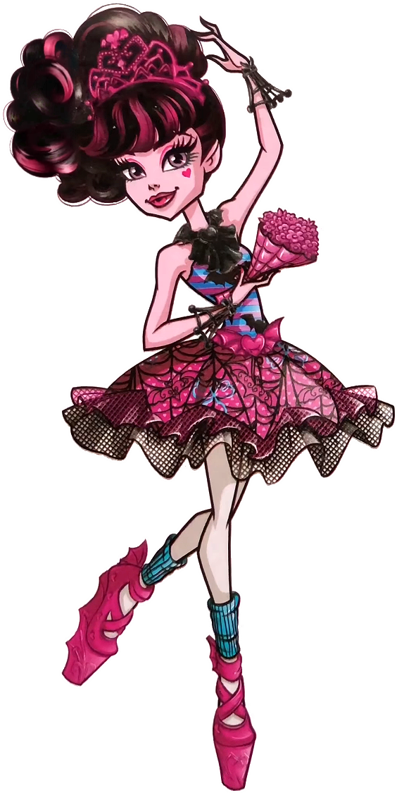 Ballerina Ghouls - Monster High Ballerina Ghouls Moanica D Kay (609x1143), Png Download