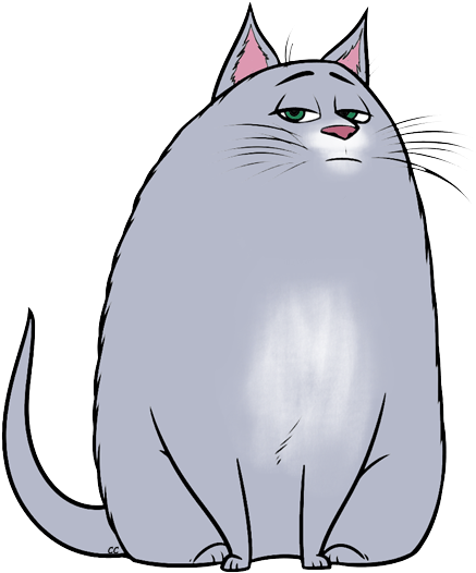 Clip Library Library Secret Life Of Pets Clipart - Chloe Secret Life Of Pets Cartoon (447x529), Png Download