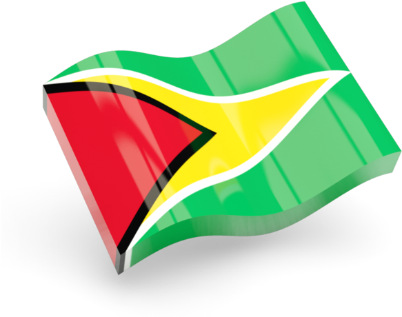 Illustration Of Flag Of Guyana - Guyana Flag Png Gif (640x480), Png Download