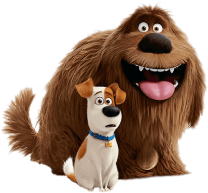 At The Movies - Secret Life Of Pets Max And Duke (630x630), Png Download