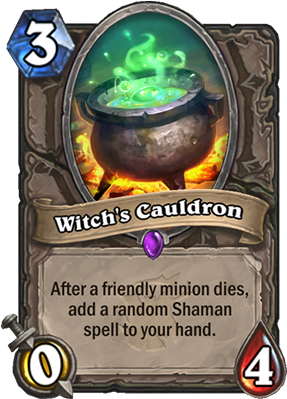 Witch's Cauldron - Witches Cauldron Hearthstone (300x429), Png Download