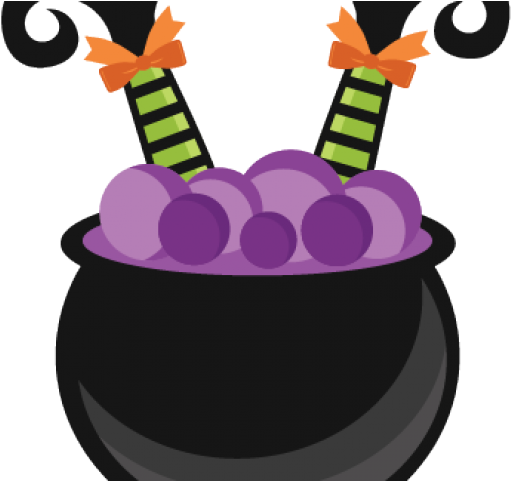 Cute Cauldron Cliparts - Topo Para Bolo Tema Halloween (640x480), Png Download