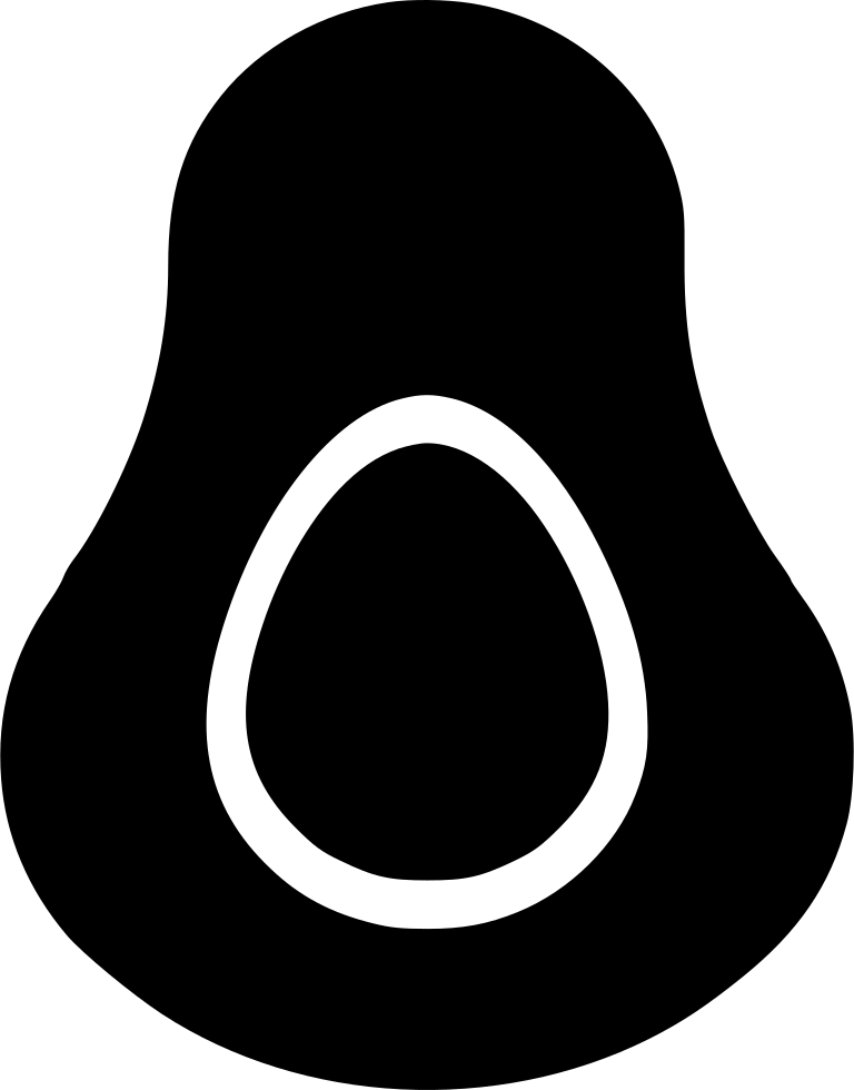 Avacado Fat Fruit Healthy Fresh Comments - Circle (768x980), Png Download