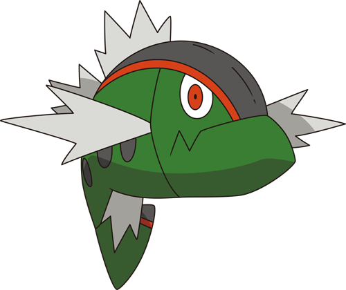 550basculin Red Striped Bw Anime - Los Pokémon De La Region Sinnoh (500x420), Png Download