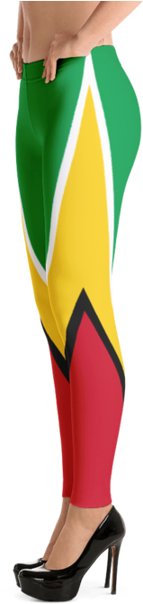 Guyana National Flag Leggings - Camo Leggings, Army Leggings, Grunge Leggings, Crazy (700x700), Png Download