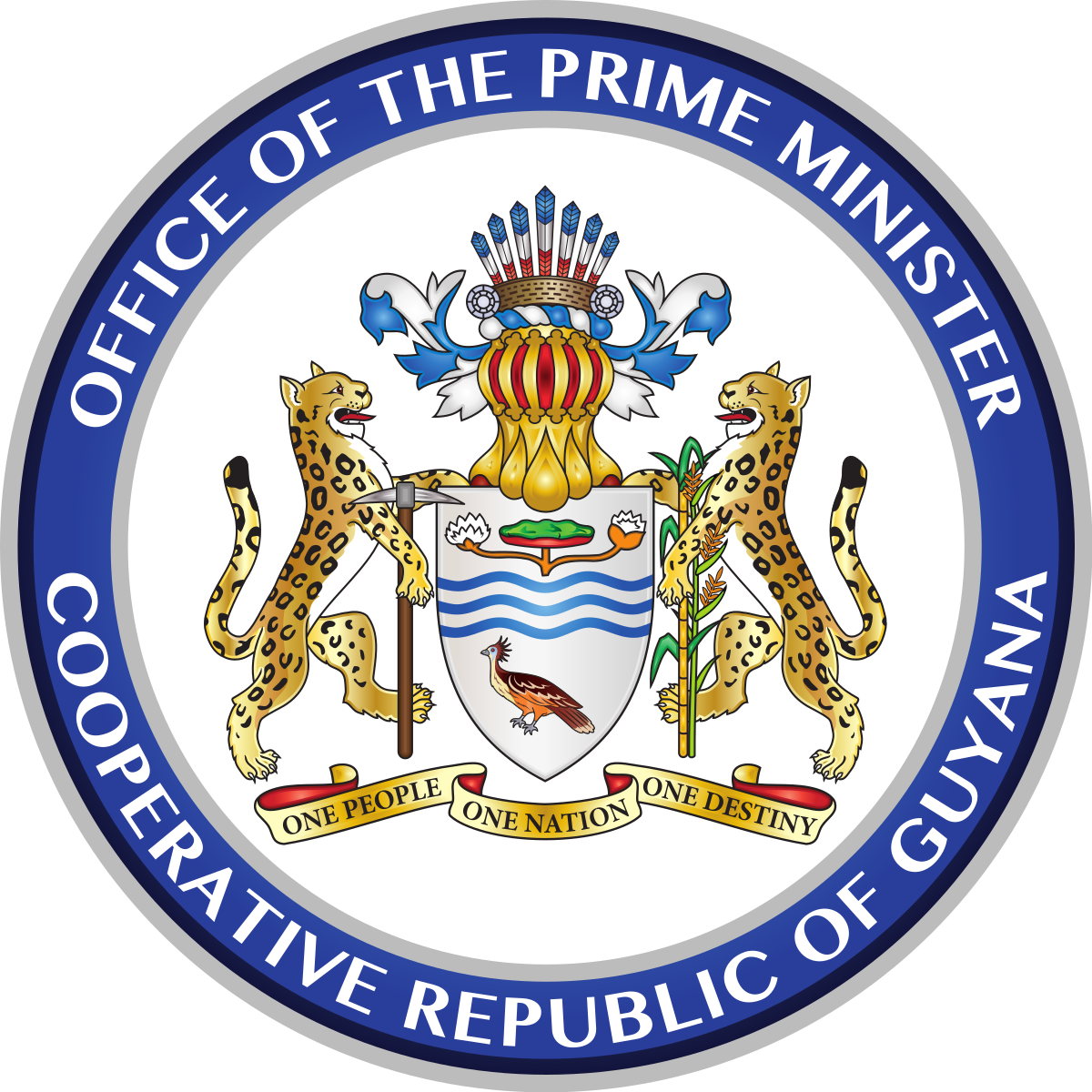 Office Of The Prime Minister Guyana (1200x1200), Png Download