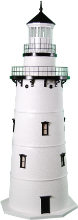 Go To Image - 4 Foot Old Saybrook Deluxe Stucco Lighthouse (299x450), Png Download
