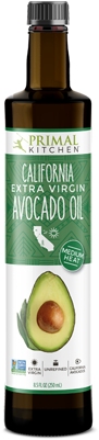 Extra Virgin Avocado Oil - Primal Kitchen - California Extra Virgin Avocado Oil (400x400), Png Download