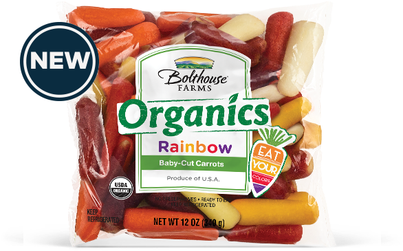 Carrots Png Rainbow - Bolthouse Farms Carrots (585x490), Png Download