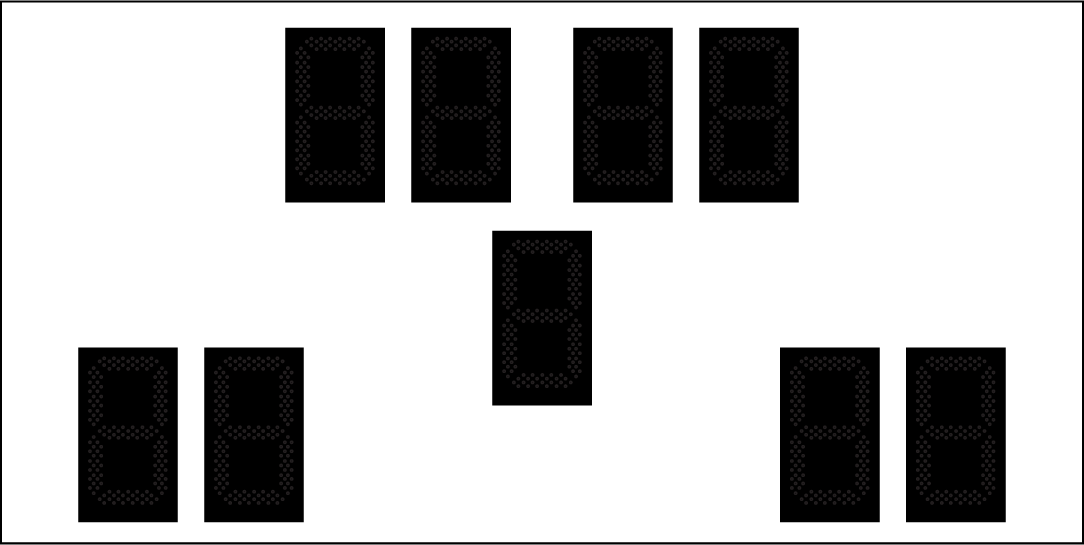 Scoreboard Colors - Monochrome (1084x545), Png Download
