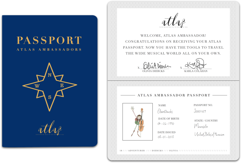 Atlas Passport Png (1000x800), Png Download